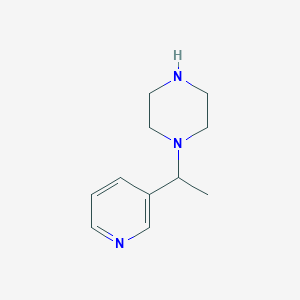 1-(1-(Pyridin-3-YL)ethyl)piperazine