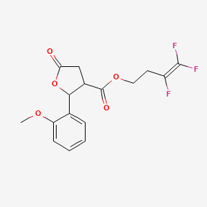 molecular formula C16H15F3O5 B12750982 Trifluenfuronate CAS No. 2074661-82-6