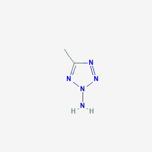 molecular formula C2H5N5 B127510 5-Methyl-2H-tetrazol-2-amine CAS No. 817177-74-5