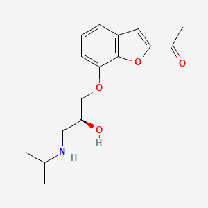 molecular formula C16H21NO4 B12751033 (-)-Befunolol CAS No. 66685-76-5