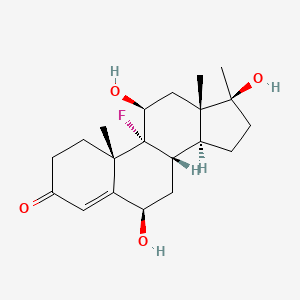 molecular formula C20H29FO4 B12751072 6-Hydroxyfluoxymesterone CAS No. 88936-08-7