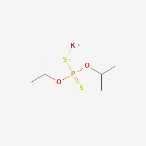 molecular formula C6H14KO2PS2 B12751184 Potassium diisopropylxanthate CAS No. 25654-93-7