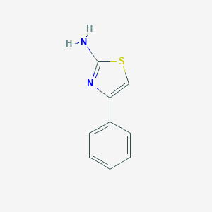 molecular formula C9H8N2S B127512 2-Amino-4-phenylthiazole CAS No. 2010-06-2