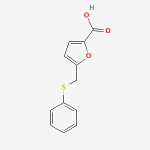 5-[(Phenylthio)methyl]-2-furoic acid