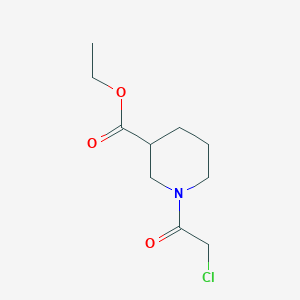 molecular formula C10H16ClNO3 B1275129 Ethyl 1-(2-chloroacetyl)piperidine-3-carboxylate CAS No. 379254-55-4