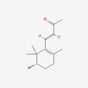 molecular formula C14H22O B12751306 (-)-beta-Irone CAS No. 132437-11-7