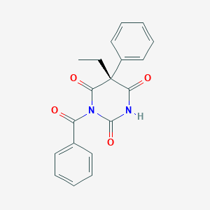 molecular formula C19H16N2O4 B12751318 Benzobarbital, (R)- CAS No. 113960-29-5