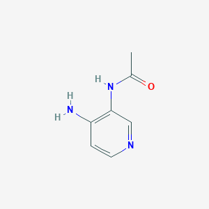 molecular formula C7H9N3O B12751333 N-(4-aminopyridin-3-yl)acetamide CAS No. 750570-35-5