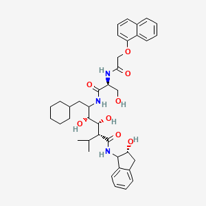 molecular formula C39H51N3O8 B12751352 Noa-Ser-CVD-Ahi CAS No. 146363-87-3