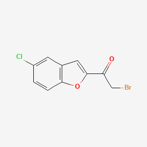 2-Bromo-1-(5-chloro-1-benzofuran-2-yl)ethanone
