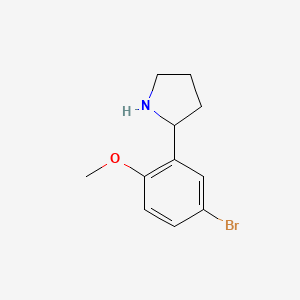 2-(5-Bromo-2-methoxyphenyl)pyrrolidine