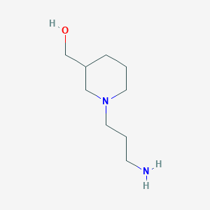 [1-(3-Aminopropyl)piperidin-3-yl]methanol