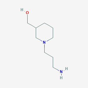(1-(3-Aminopropyl)piperidin-3-yl)methanol