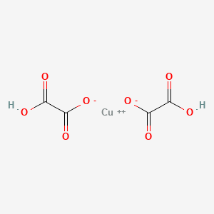 molecular formula C4H2CuO8 B12751658 Ethanedioic acid, Cupric Salt CAS No. 56530-90-6