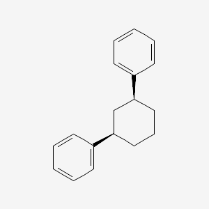 molecular formula C18H20 B12751681 cis-1,3-Diphenylcyclohexane CAS No. 21072-39-9