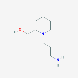 [1-(3-Aminopropyl)piperidin-2-yl]methanol