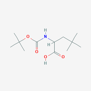 molecular formula C12H23NO4 B1275177 2-Tert-butoxycarbonylamino-4,4-dimethyl-pentanoic acid CAS No. 507264-54-2