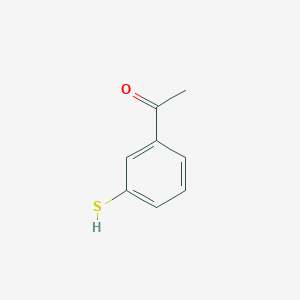 molecular formula C8H8OS B1275183 1-(3-Sulfanylphenyl)ethan-1-one CAS No. 35337-69-0