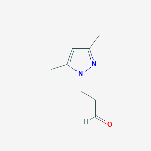 3-(3,5-Dimethylpyrazol-1-yl)propanal