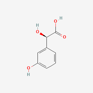 molecular formula C8H8O4 B12751959 3-Hydroxymandelic acid, (-)- CAS No. 17513-99-4