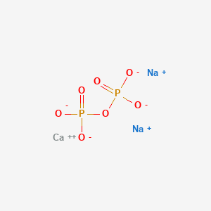 molecular formula CaNa2O7P2 B12751982 Calcium disodium pyrophosphate CAS No. 21360-35-0