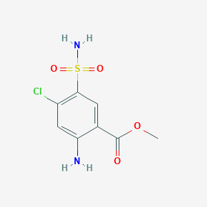 B127520 Methyl 2-amino-4-chloro-5-sulfamoylbenzoate CAS No. 3994-89-6