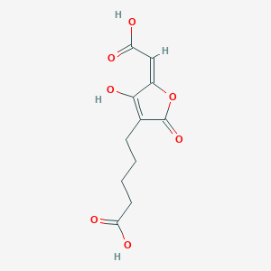 molecular formula C11H12O7 B12752014 Multicolosic acid CAS No. 54854-94-3