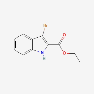 molecular formula C11H10BrNO2 B1275202 ethyl 3-bromo-1H-indole-2-carboxylate CAS No. 91348-45-7
