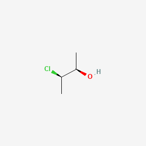 molecular formula C4H9ClO B12752069 2-Butanol, 3-chloro-, (R*,R*)- CAS No. 10325-40-3