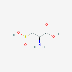 molecular formula C3H7NO4S B12752072 D-Alanine, 3-sulfino- CAS No. 35554-99-5