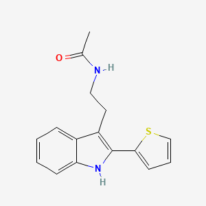 Acetamide, N-[2-[2-(2-thienyl)-1H-indol-3-yl]ethyl]-
