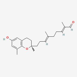 molecular formula C22H30O3 B12752139 Sargachromanol A CAS No. 856414-50-1