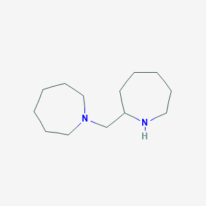molecular formula C13H26N2 B1275233 1-(Azepan-2-ylmethyl)azepane 
