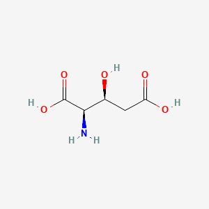 molecular formula C5H9NO5 B12752455 Threo-beta-hydroxy-D-glutamic acid CAS No. 6208-97-5