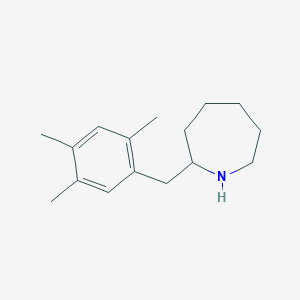 molecular formula C16H25N B1275254 2-(2,4,5-Trimethylbenzyl)azepane 