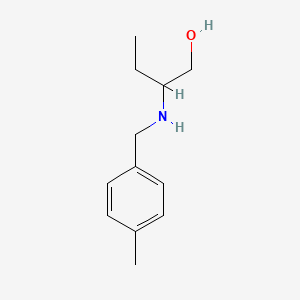 molecular formula C12H19NO B1275257 2-[(4-Methylbenzyl)amino]-1-butanol CAS No. 869942-69-8