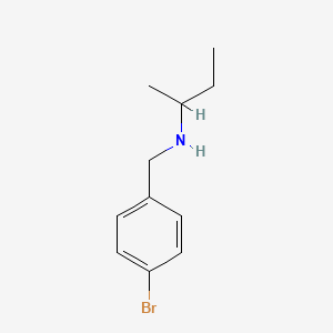 molecular formula C11H16BrN B1275259 N-(4-bromobenzyl)butan-2-amine CAS No. 59513-66-5