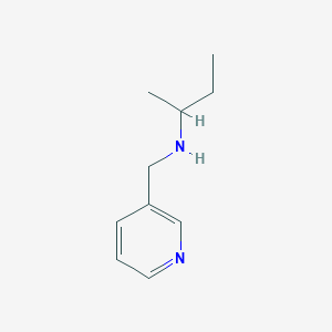 molecular formula C10H16N2 B1275262 N-(吡啶-3-基甲基)丁-2-胺 CAS No. 869941-70-8