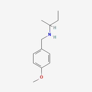 molecular formula C12H19NO B1275265 N-(4-Methoxybenzyl)butan-2-amine CAS No. 893577-83-8