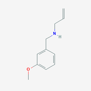 molecular formula C11H15NO B1275266 N-[(3-methoxyphenyl)methyl]prop-2-en-1-amine CAS No. 110841-68-4