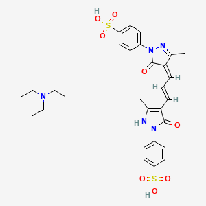 molecular formula C29H35N5O8S2 B12752662 Einecs 299-290-1 CAS No. 93858-58-3