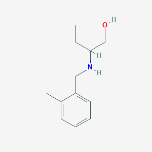 molecular formula C12H19NO B1275270 2-[(2-Methylbenzyl)amino]-1-butanol CAS No. 893583-73-8