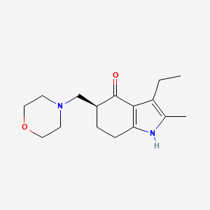 molecular formula C16H24N2O2 B12752706 Molindone, (S)- CAS No. 1035093-74-3
