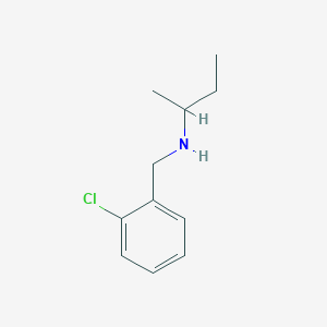 molecular formula C11H16ClN B1275271 N-(2-chlorobenzyl)butan-2-amine CAS No. 46191-71-3