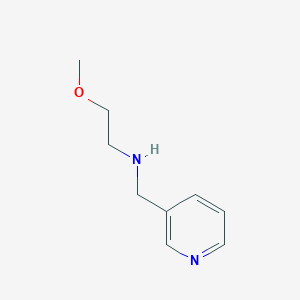 molecular formula C9H14N2O B1275273 2-甲氧基-N-(吡啶-3-基甲基)乙胺 CAS No. 120739-68-6