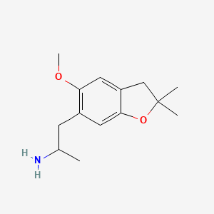 molecular formula C14H21NO2 B12752816 F-22 (psychedelic) CAS No. 952016-51-2