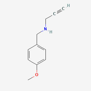 molecular formula C11H13NO B1275282 N-(4-methoxybenzyl)prop-2-yn-1-amine CAS No. 98729-72-7