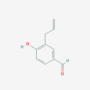 molecular formula C10H10O2 B1275283 3-Allyl-4-hydroxybenzaldehyde CAS No. 41052-88-4