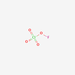 molecular formula ClFO4 B12752894 Fluorine perchlorate CAS No. 10049-03-3