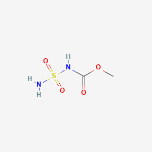 molecular formula C2H6N2O4S B12752901 methyl N-sulfamoylcarbamate CAS No. 14437-08-2